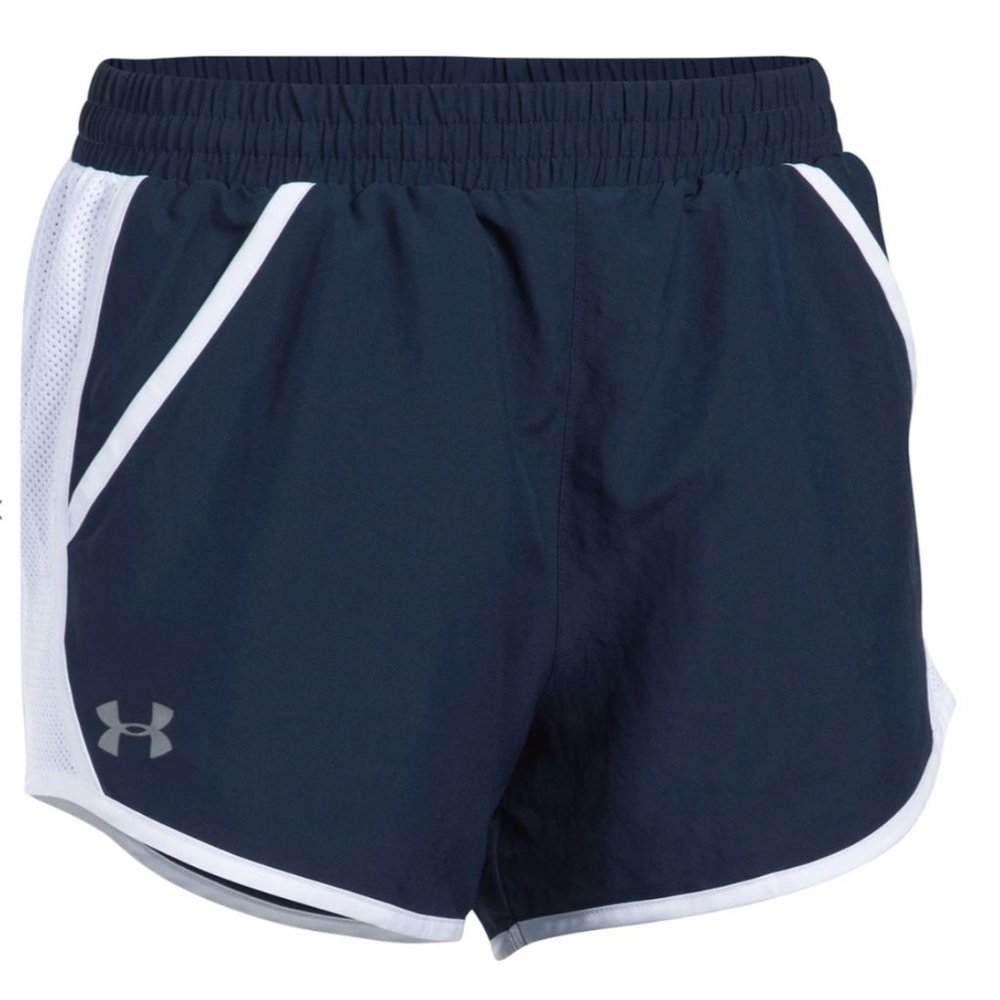 Under Armour Women's Midnight Navy Fly By Shorts